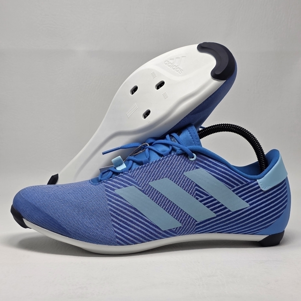 Adidas The Road Cycling Shoes Mens 10.5 Blue Gravel Indoor Training GY6829 New